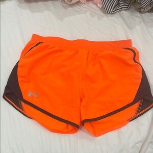 Under Armour Women's Orange Running Shorts
